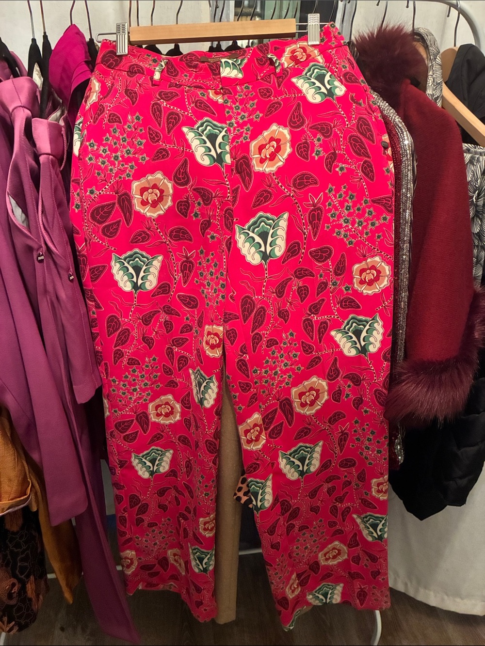 Scotch & Soda Maison Women L’Amour Toujours Wide-Leg Pants - Pink